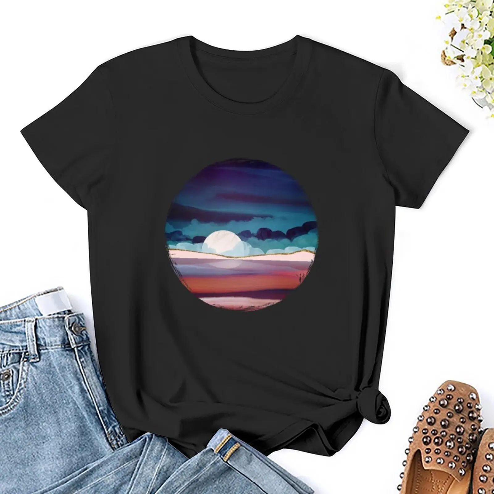Red Sea T-Shirt graphics animal print shirt for girls summer clothes vintage clothes t-shirts for Women cotton