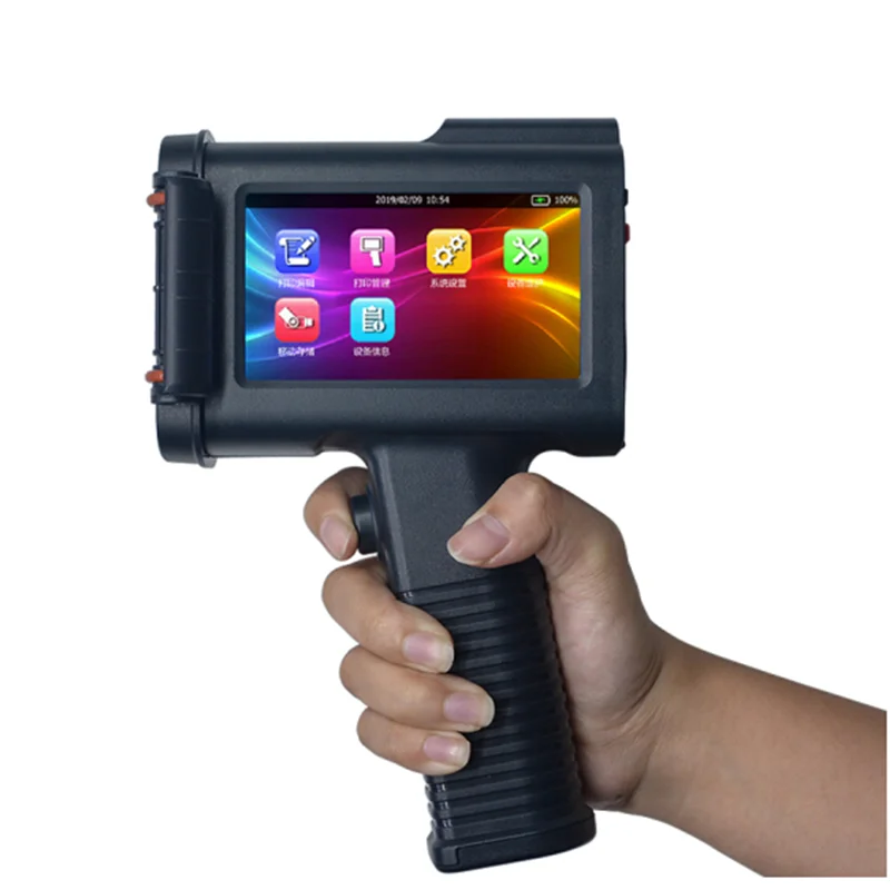 Portátil Touch Screen Inkjet Printer m2 Smart Coder Alimentos Bolsa de Plástico Caixa Data de Produção Impressão Handheld