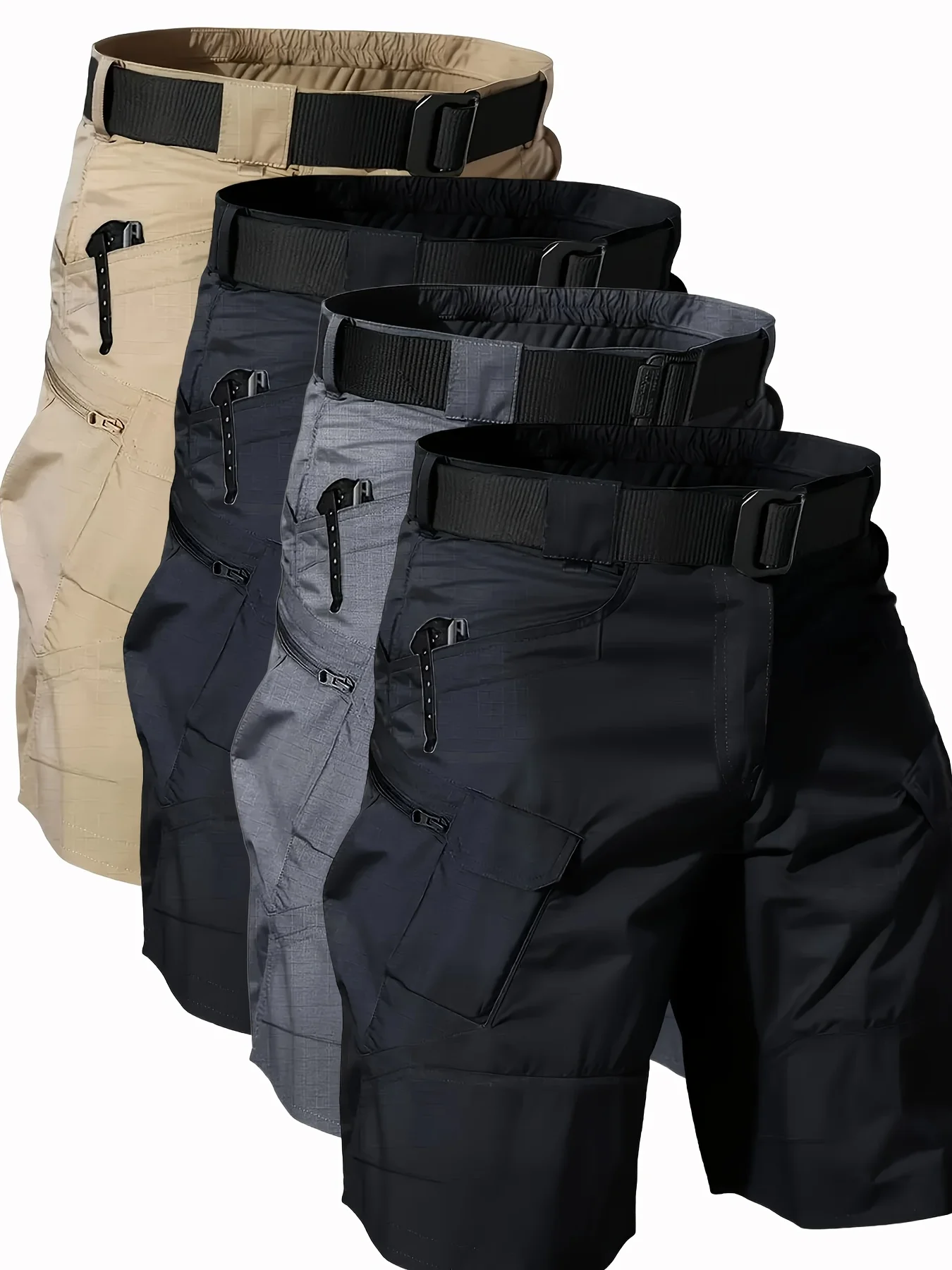 

Мужские шорты-карго (4 шт.) для активного отдыха, идеально подходят для летних походов, тактического кемпинга, рыбалки, работы и повседневной носки.