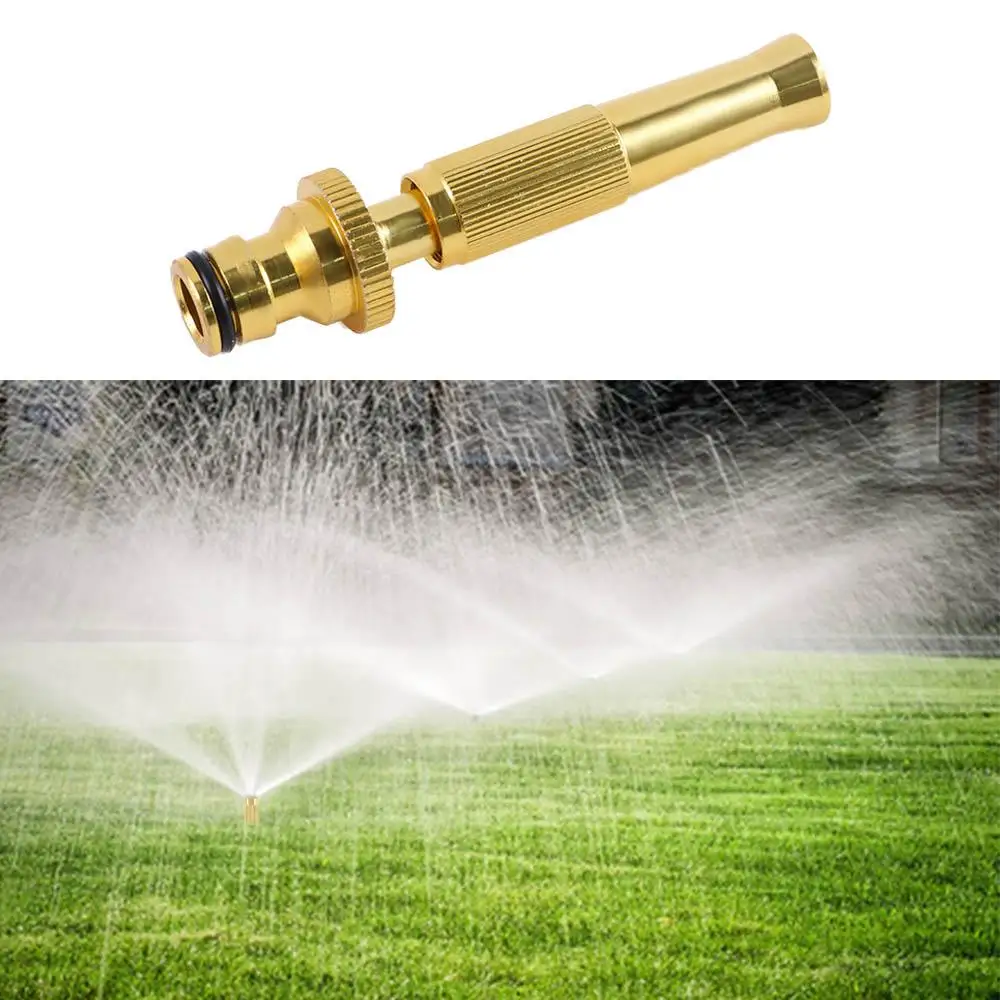 

Car Washing Adjustable Brass Hose Sprinkler Spray Nozzle Water Garden Tool