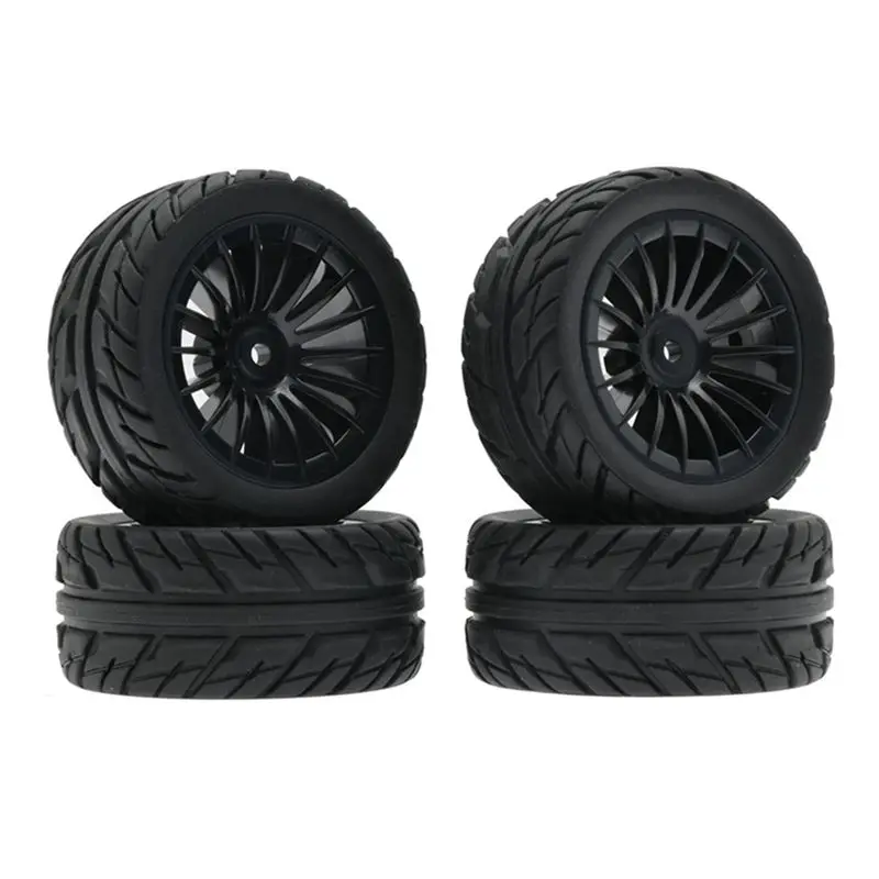 【STOCK】4Pcs Rubber Tire Tyre Wheel for SG1603 SG1604 SG1605 UD1601 UD1602 UD1603 UD1604 1/16 RC Car Upgrades Parts