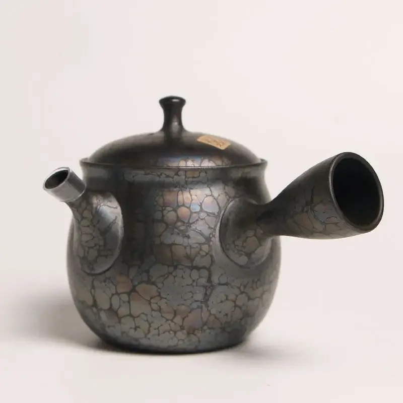 Chang Slip Burning Teapot, Anti-scalding Ceramic Teapot, Filter Flower Teapot, Side Handle, Kung Fu