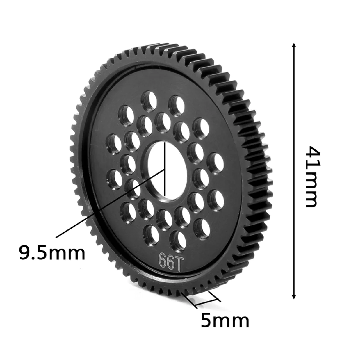 AM-66T 54500 Tandwiel en Gear Mount Hoge Snelheid Gear Set voor TT-02 TT02 1/10 RC Auto Upgrade Onderdelen