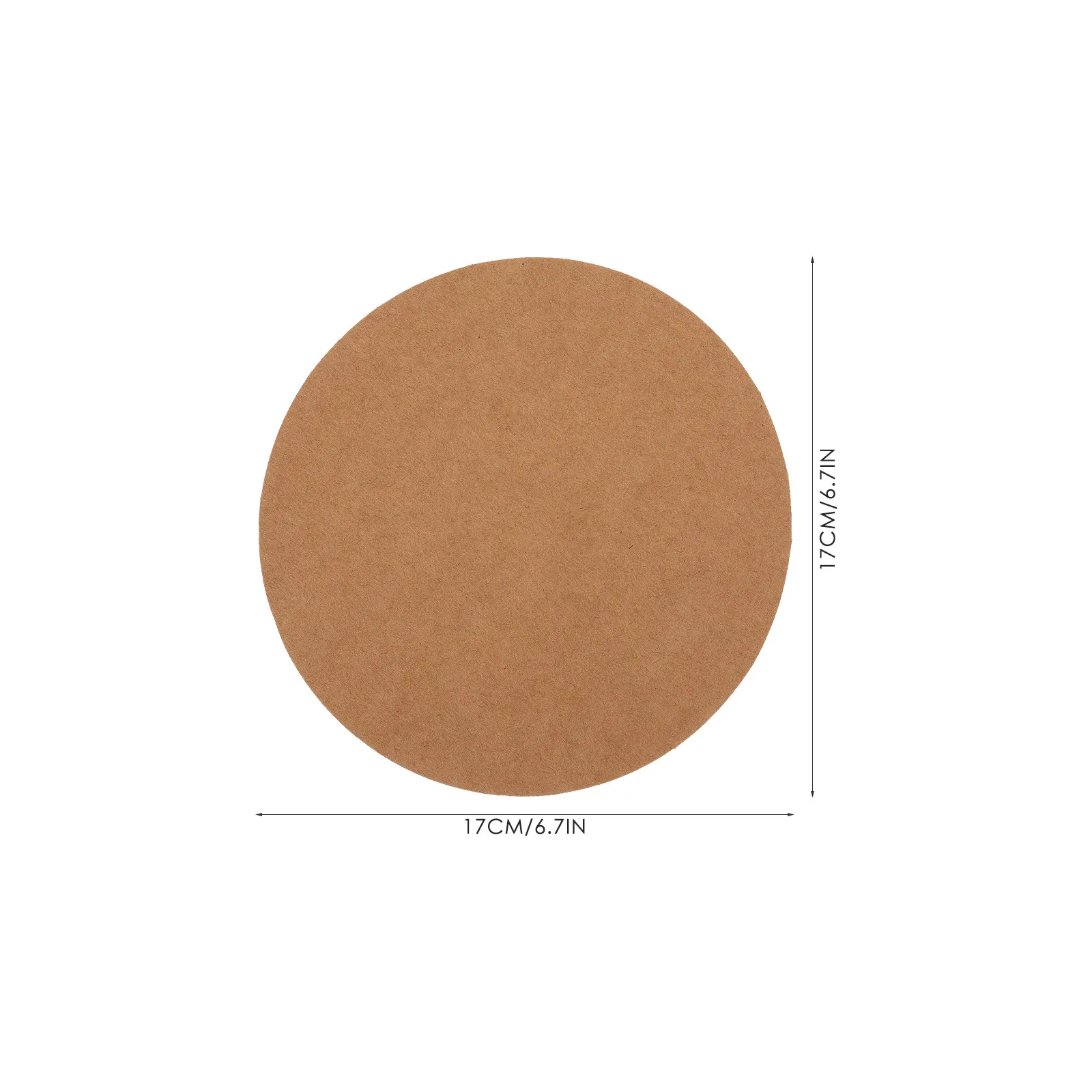 40 Sheets Round Drawing Cardboard Premium Thick Paintable Paper Slices for Art Class Finger Painting Crayon Markers Craft