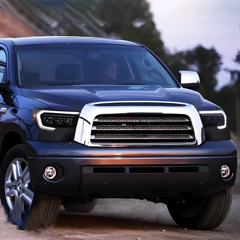 

Для Toyota Tundra Sequoia 2007-2013 автомобильные передние лампы, обновленные динамические 3 линзы проектора, аксессуары, светодиодные автомобильные фары в сборе