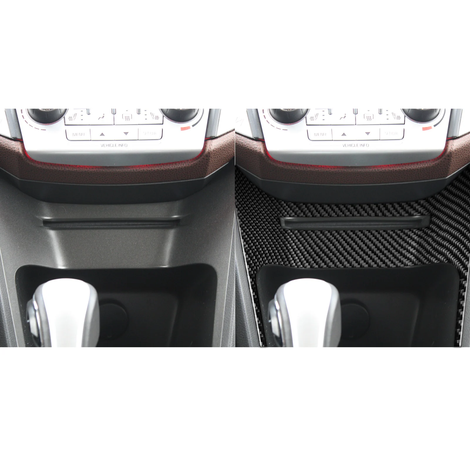 

Soft Carbon Fiber Interior Accessories Stickers Car Center Console Radio CD Panel Frame Decoration FOR GMC TERRAIN 2010-2017