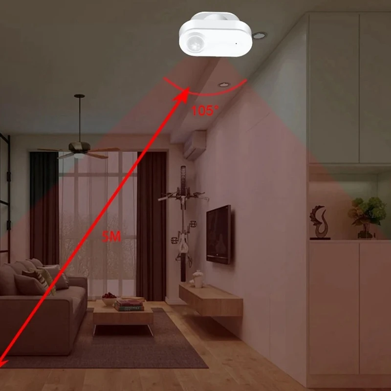 FULL-3 In 1 Sensor Graffiti Intelligence Zigbee PIR Infrared+24GHZ Mm Wave Module+Light Sensor Human Presence Motion Sensor