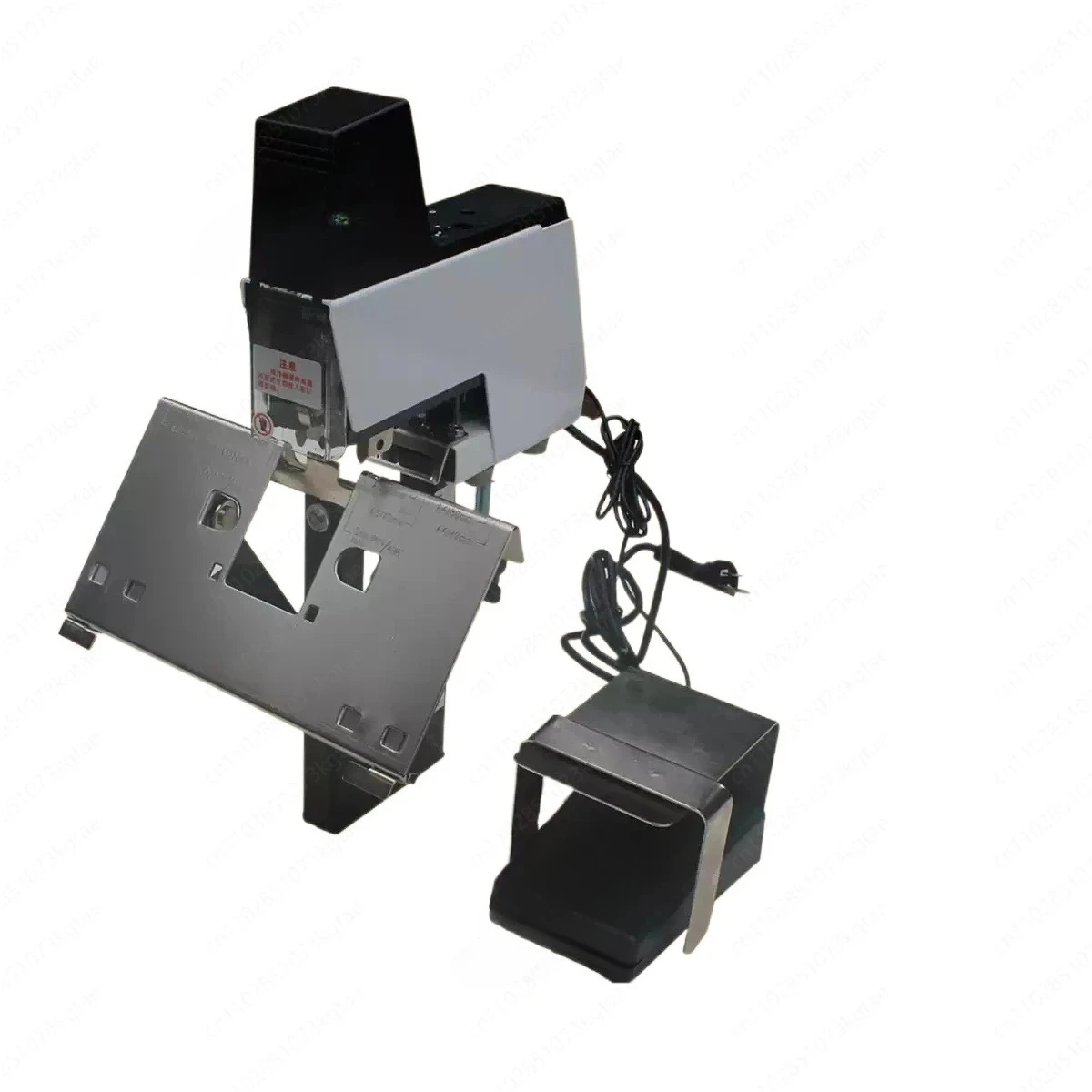 106 Electric Auto Stapler Binder, Heavy Duty 2-50 Sheets Capacity for Flat & Saddle Stitching, Desktop Booklet Maker