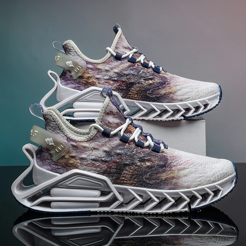 

Engineered for Ease: Men's Premium Casual Sneakers with Adaptive Fit Technology