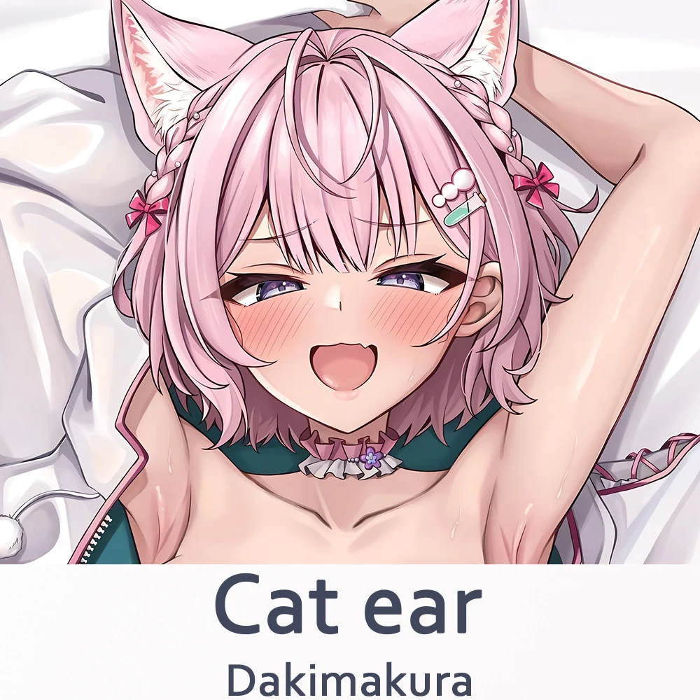 

Кошачье ухо Dakimakura 2WAY обнимающая наволочка для тела аниме отаку наволочка рождественские подарки