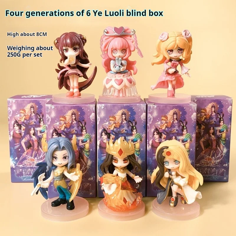 Random Blind Box Mannequin White Light Ying Loli Ice Heiress Teenage Girl Cute Cartoon Toys Office Desktop Ornaments Models
