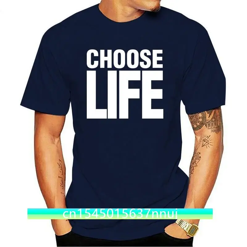 

New George Michael Choose Life Short Sleeve Black Men's T-Shirt Size S-3XL Print T Shirts Summer Style Top Tee