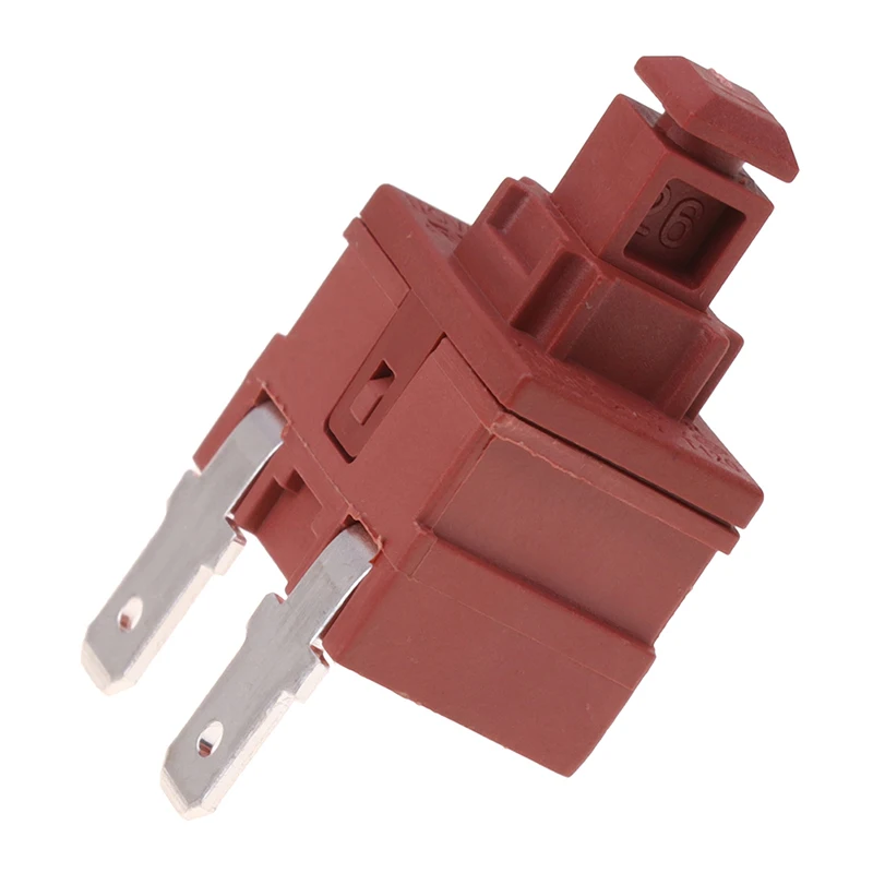 1pc 2pin 7.5A 250V AC Power Switch Push Button KAN-L5 Switch Water Heater Vacuum Cleaner Special Lock Self-locking Switch