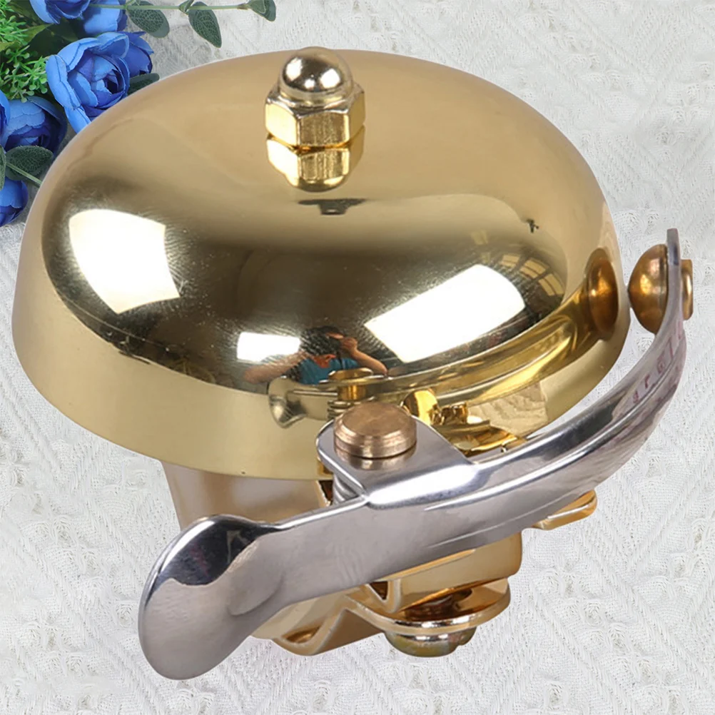 Classic Vintage Copper Scooter Accessories Bells Loud Sound Bell for Mountain Bike Road Bike ( Golden )