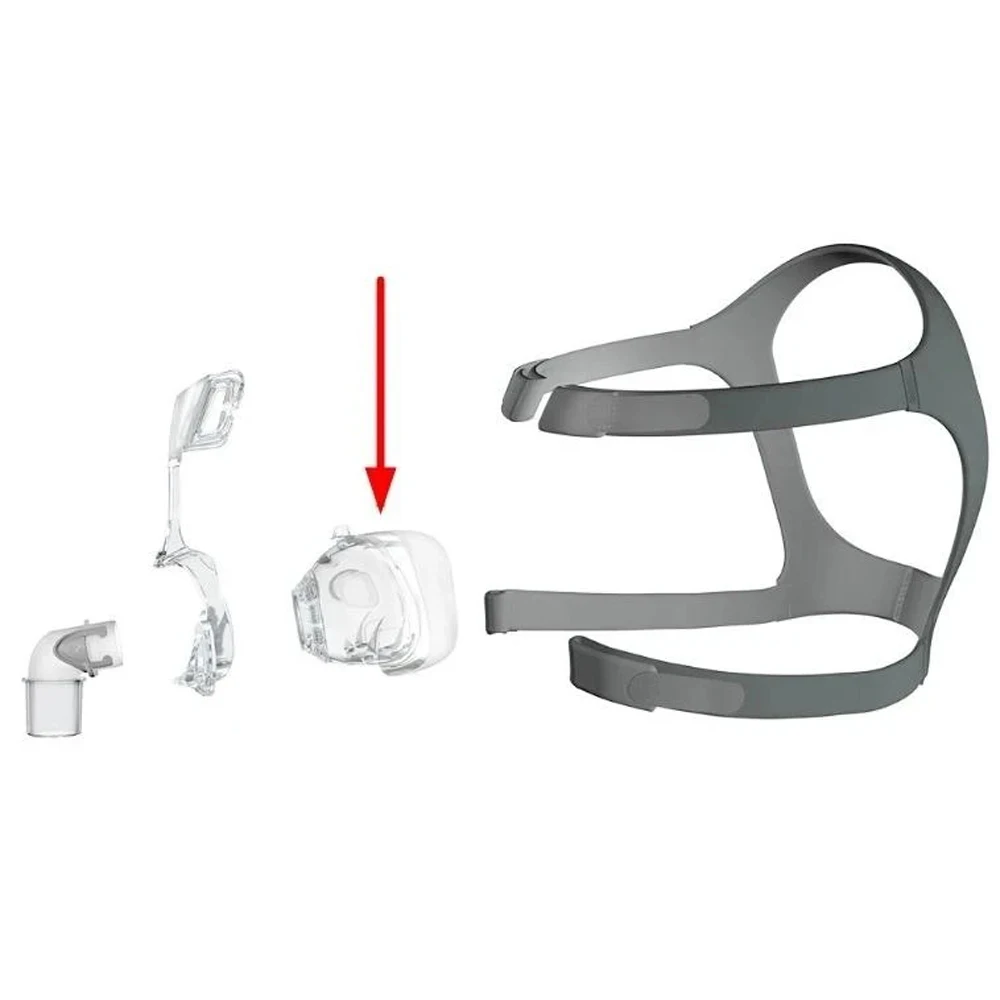 ResMed Mirage FX Nasal Cushion Silicone Pillow Replacement for CPAP/BiPAP Therapy - Sleeping Accessory