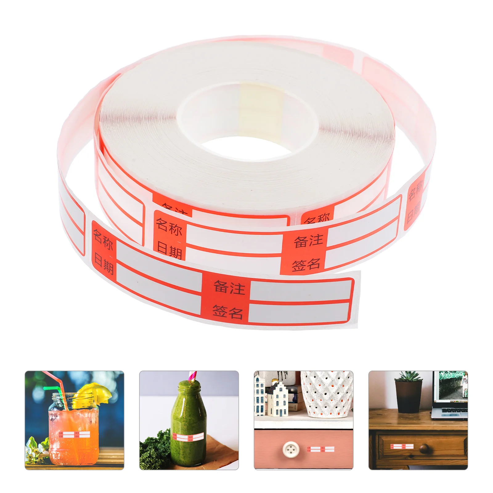 Catheter Tags Blank Labels Stickers Writable Sealing Paper Material Lightweight Home Office File Folder Organization Name Date