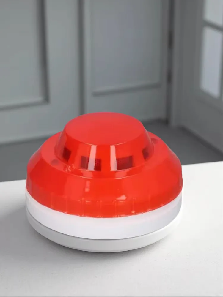 C9 Smoke Detector Photoelectric Prevent Interference Small Wired Fire Alarm Home Factory Dc 12-24v Commercial Emergency Alarm