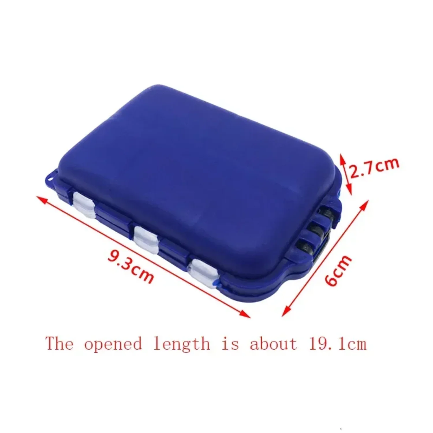 10 Compartment Mini  Case Flying Fishing Tackle Box Fishing Spoon Hook Bait square  Box Fishing Accessories Ykywbike Maap