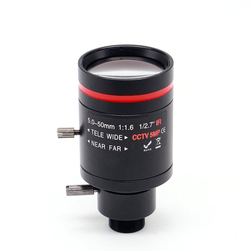 

1/2,7 "5-50 мм объектив с ручной зумом и ручной фокусировкой, крепление M12, 5 МП, объектив видеонаблюдения для камеры видеонаблюдения, печатная плата, модуль IP-камеры SL-0442