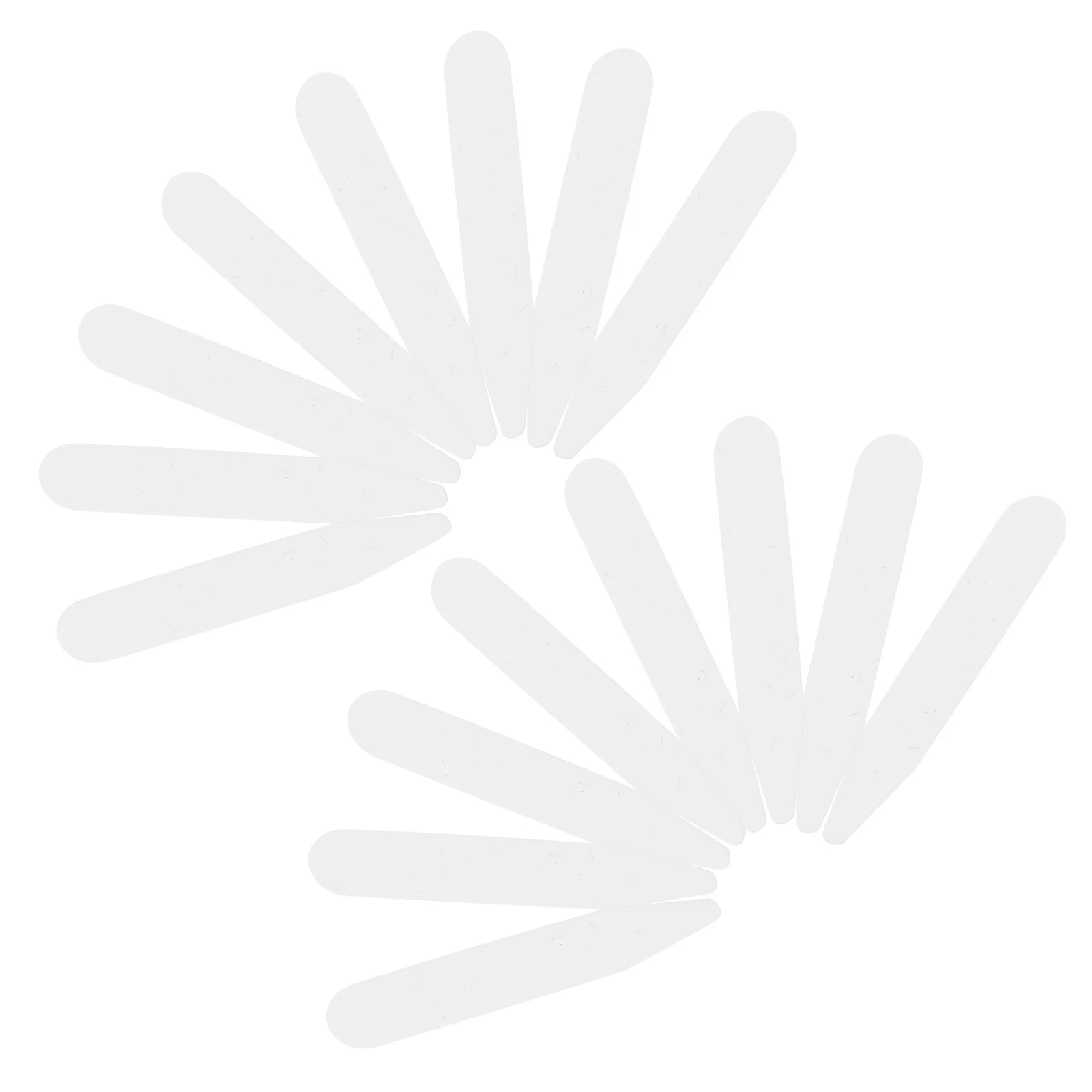 200 pçs camisa colarinho permanece inserções de plástico para homens mulheres vestido camisas suporte raciugador alisamento titular formal wear