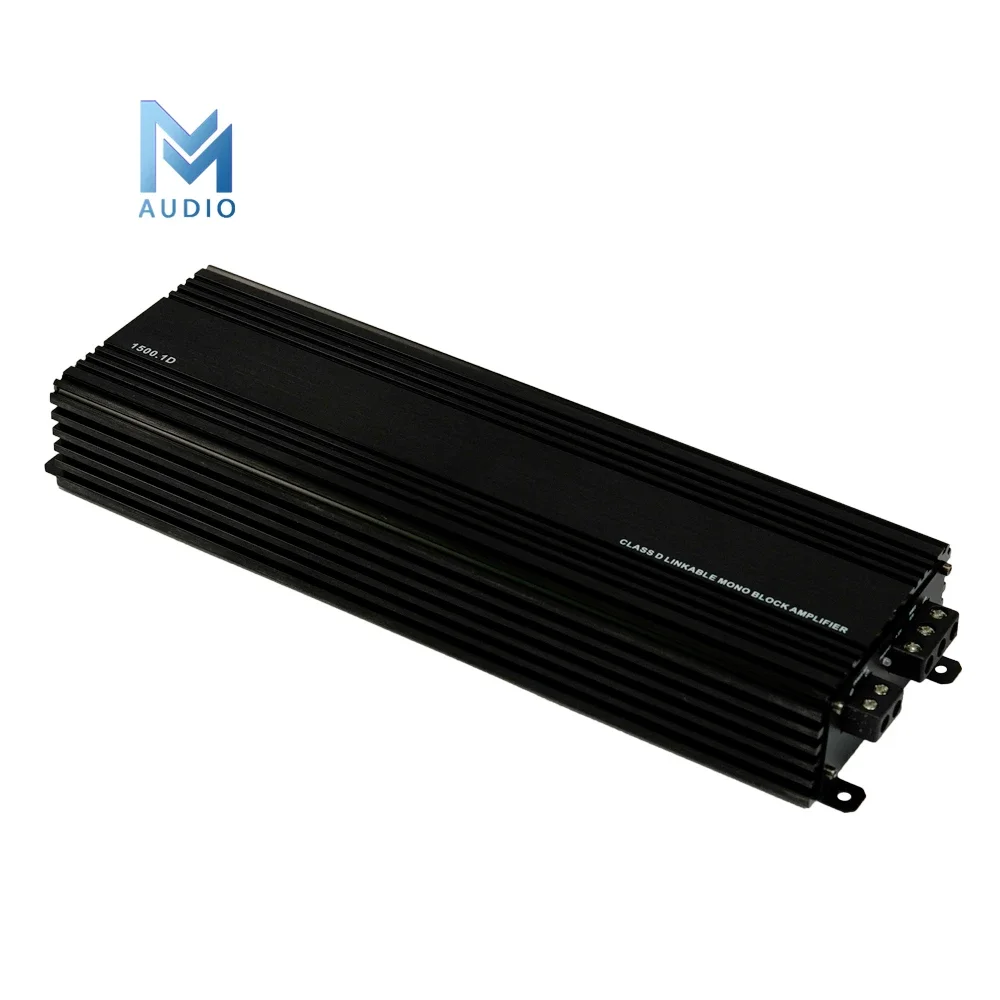 Mono Block mobil Amplifier Audio ME-1500.1D, sistem Speaker daya Stereo mobil Subwoofer Audio Kelas D