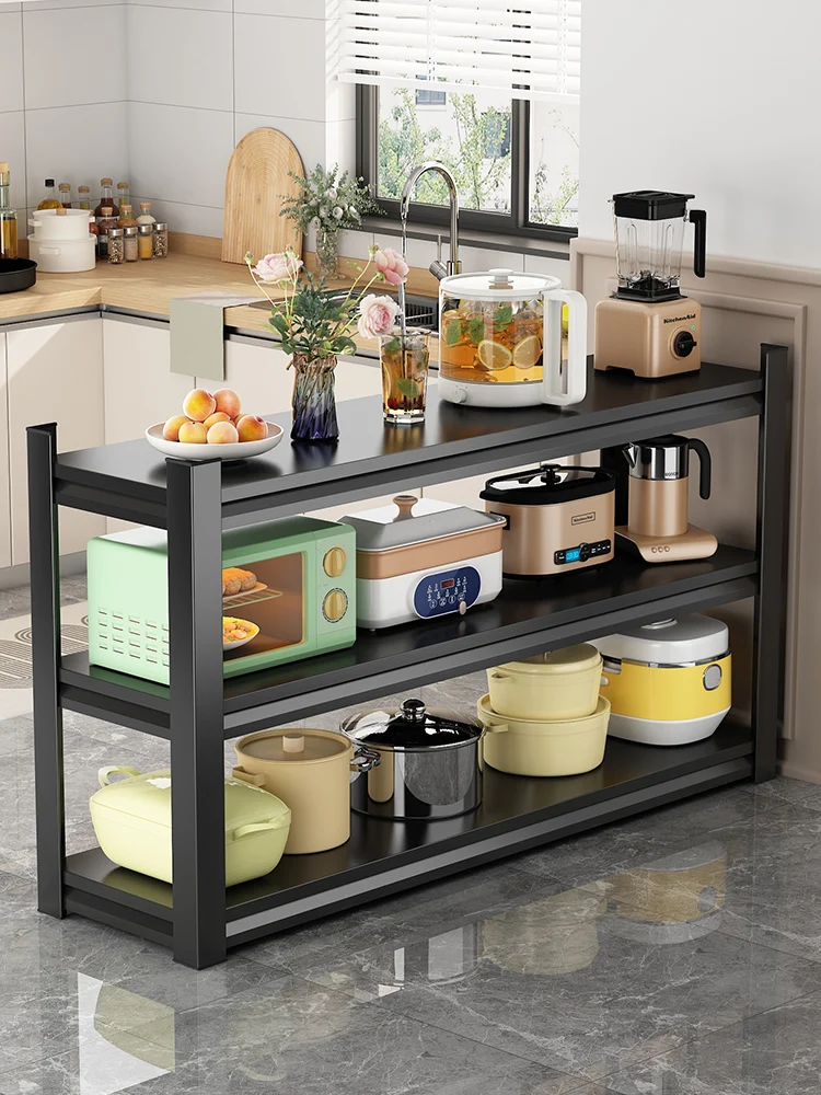 Kitchen storage rack, multi-layer household microwave oven, multifunctional storage rack, pot rack, cabinet