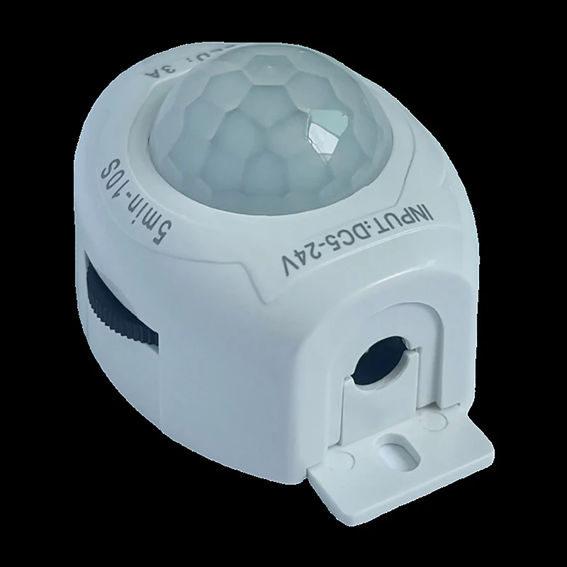 تأخير الوقت قابل للتعديل مستشعر الأشعة تحت الحمراء مفتاح الإضاءة لشريط LED DC12V 24 فولت الأشعة تحت الحمراء التعريفي كاشف LED مفتاح مستشعر الحركة