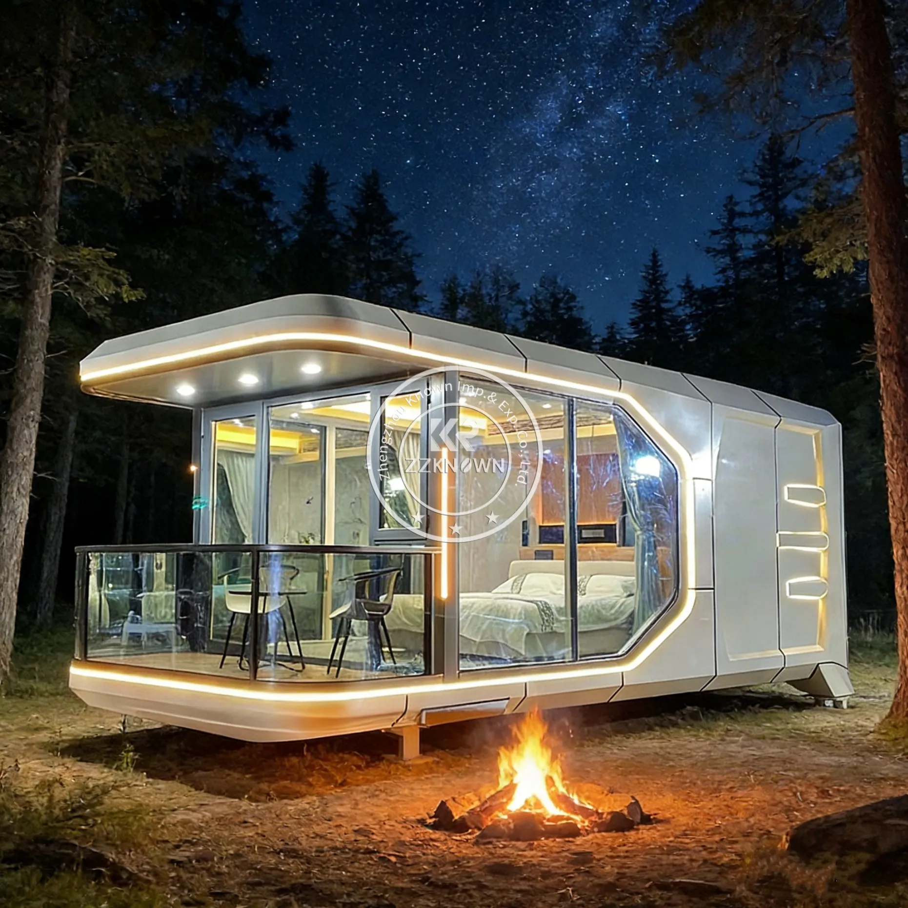 Good Quality Luxury Prefabricated Houses Space Capsule House Factory Thermal Insulation Prefabricated Holiday Home Prefab Homes