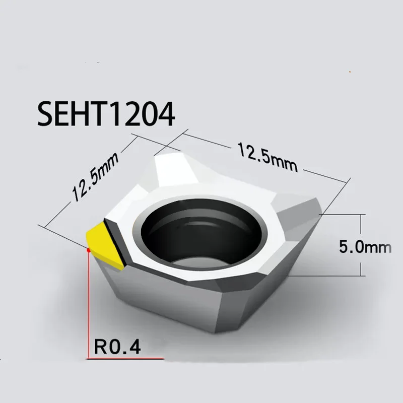 MCD Diamond SEHT1204 Insert Single Crystal Turning Tool High Hardness Diamond Cutter for Copper Aluminum to Achieve Mirror Ef