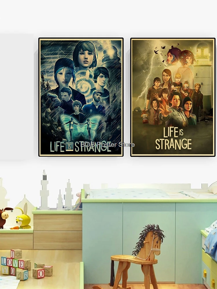 Classic Life is Strange 1 2 Before the Storm Video Game Kraft Poster Painting Wall Sticker Art Picture Game Room Home Gift Decor