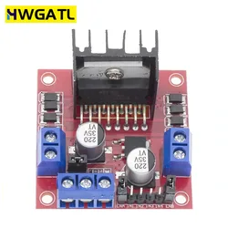 HWGATL L298N Driver Board Module L298 Stepper Motor Smart Car Robot Breadboard Peltier High Power