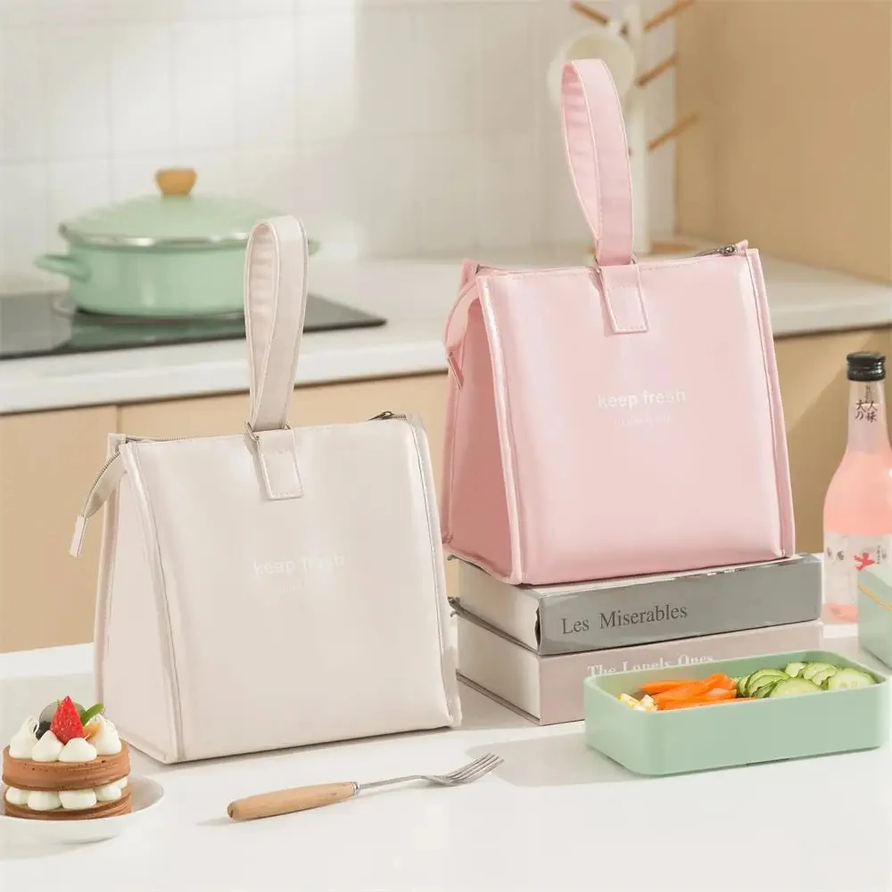 One-shoulder Bento Bag Student Lunch Box Bag Portable Lunch Bag Office Worker Carrying Lunch Bag Thermal Insulation Bag