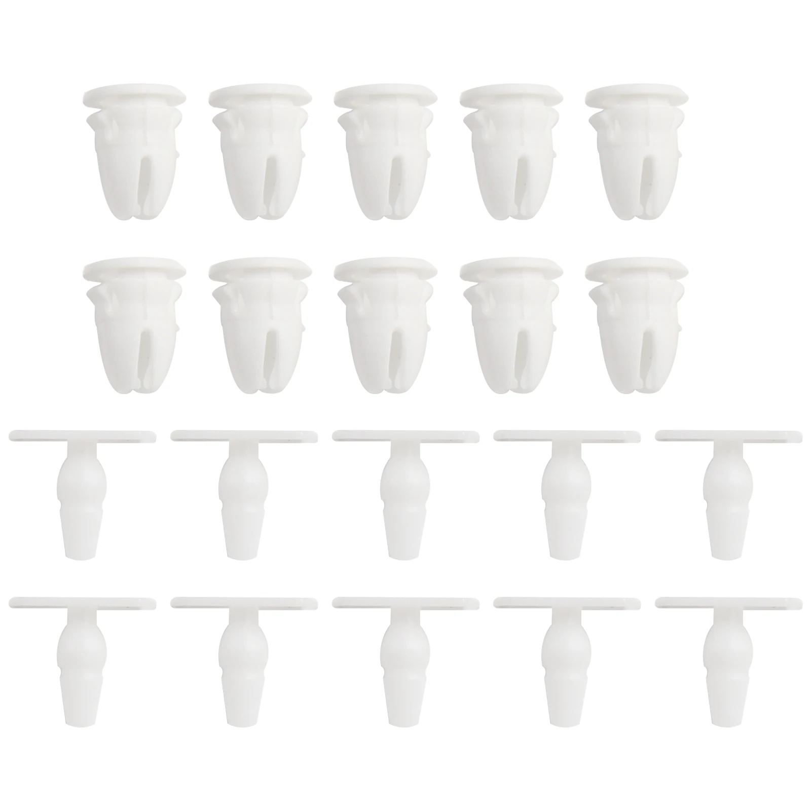 Clips Trim Grommet Left/Right 20PCS Attachment Button Car Disassembled Front Plastic Push For Mercedes Clips Trim