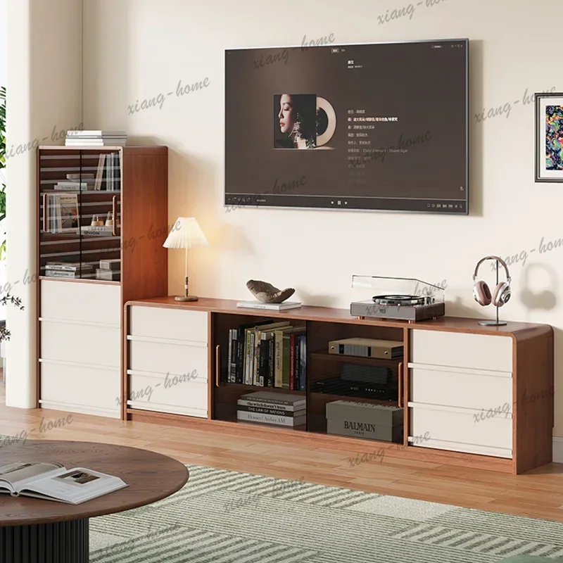 Factory Direct Luxury Vintage Tv Stand French Design Storage Classic Tv Stand Elegant Aesthetic Meuble Télévision Salon Furnitur