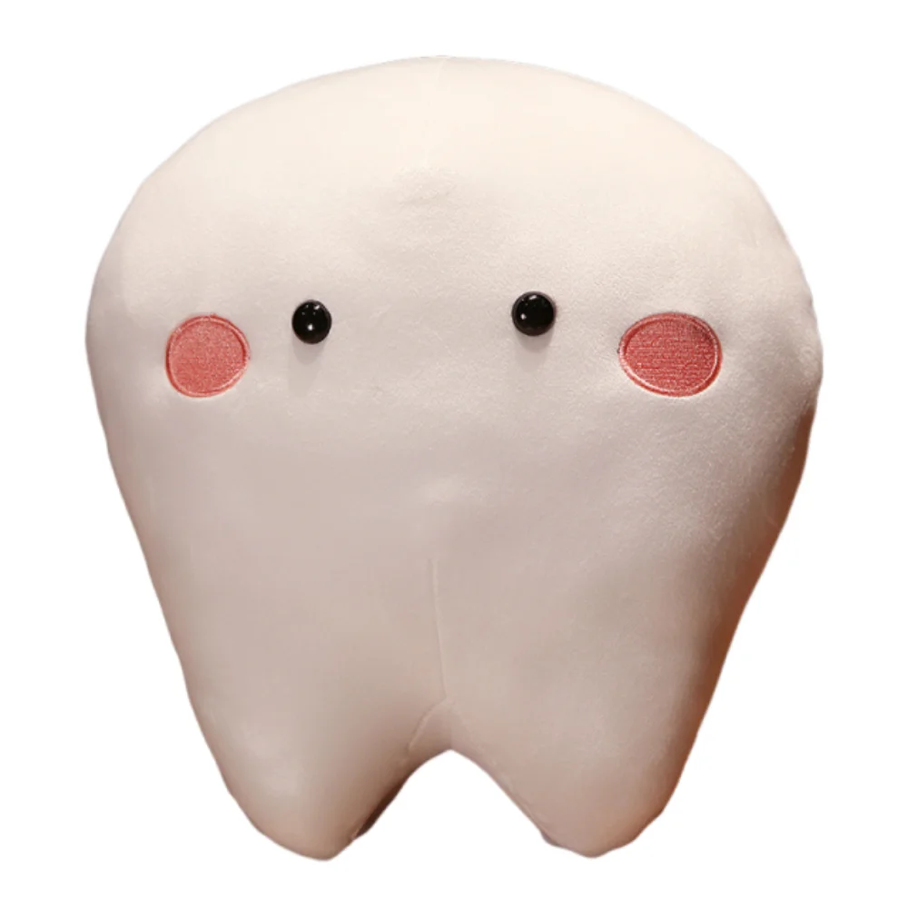 Simpatico cuscino morbido dente design cartone animato bambini Gits denti cuscino imbottito cuscino creativo denti orali cuscino di tiro regalo di Natale