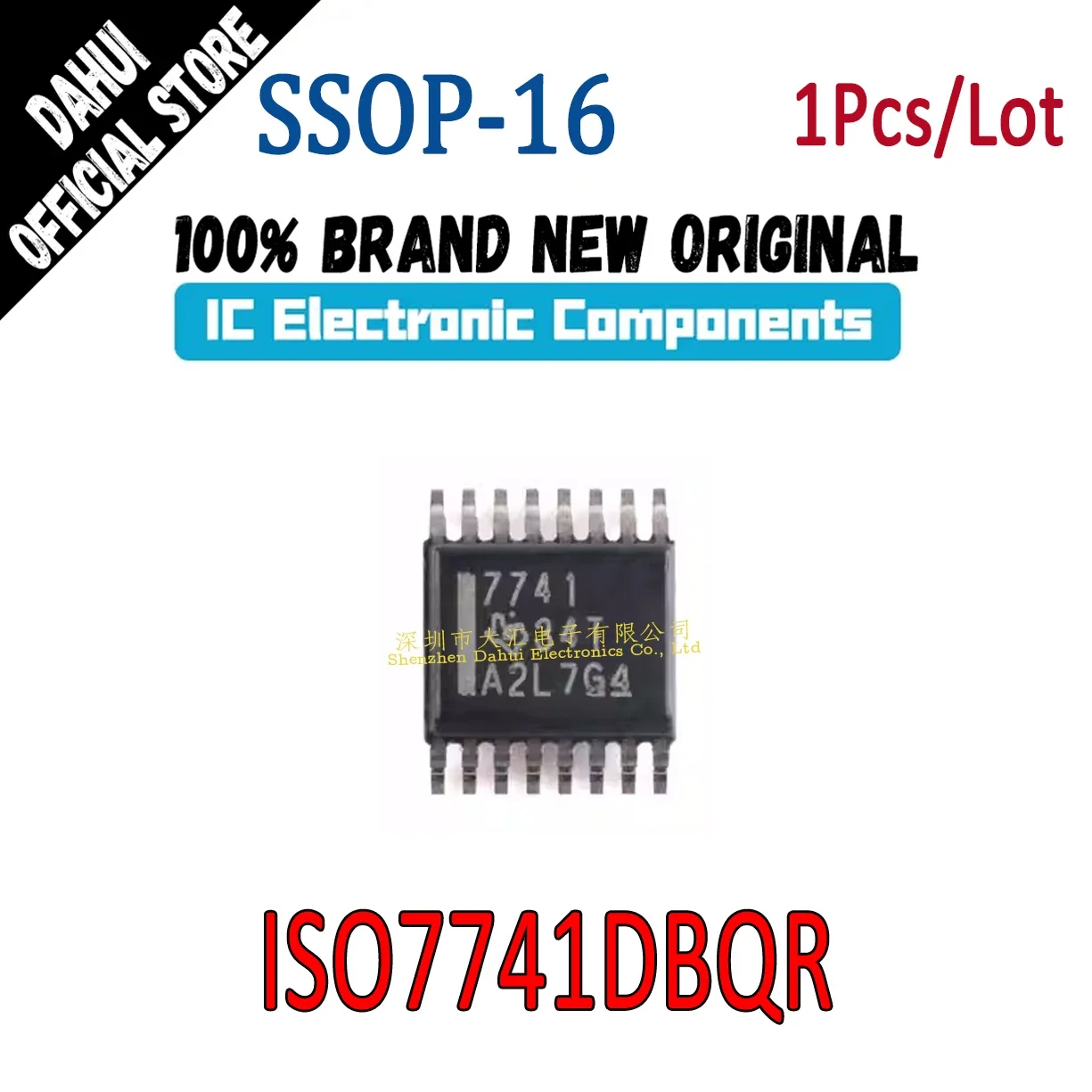 

ISO7741DBQR ISO7741 7741 SSOP-16 chip IC Brand New Original In Stock