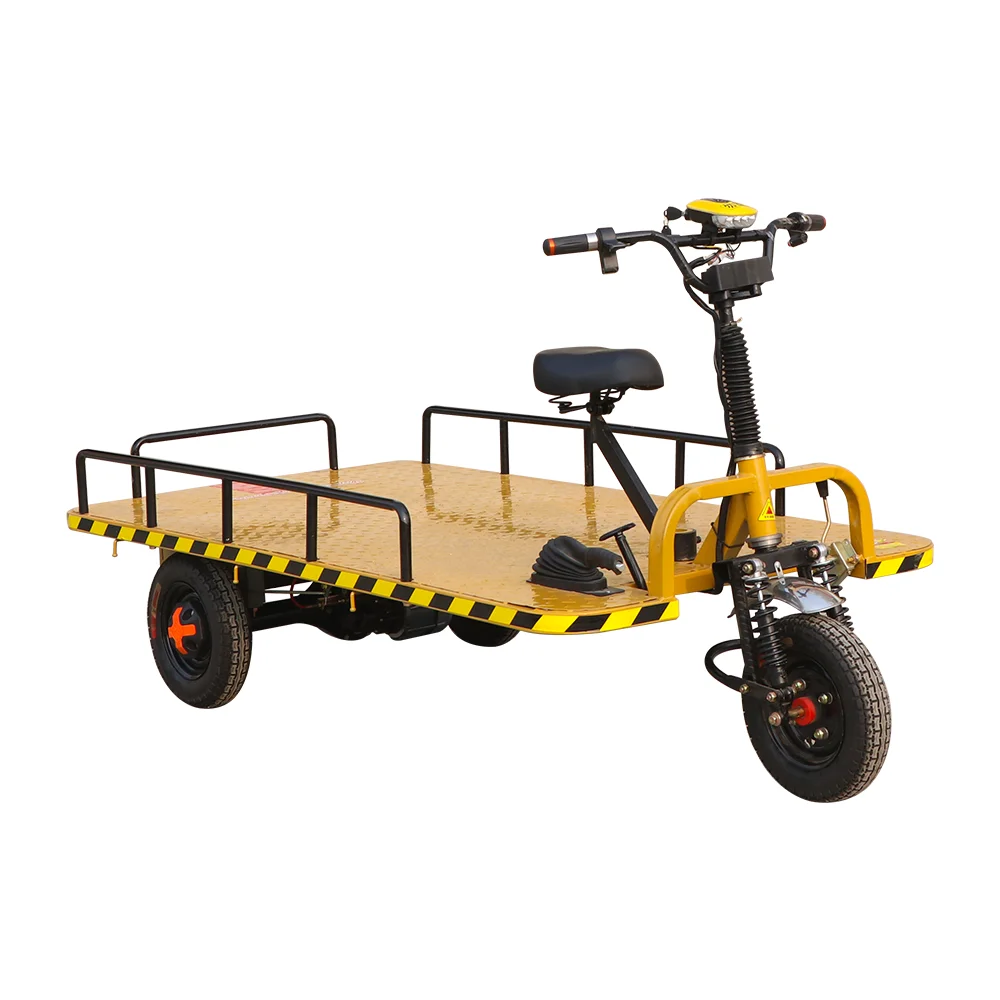 Factory Direct Sales Electric Carts 3 Wheel Electric Trolley Transport Cargo Transport Vehicle For Workshop Market