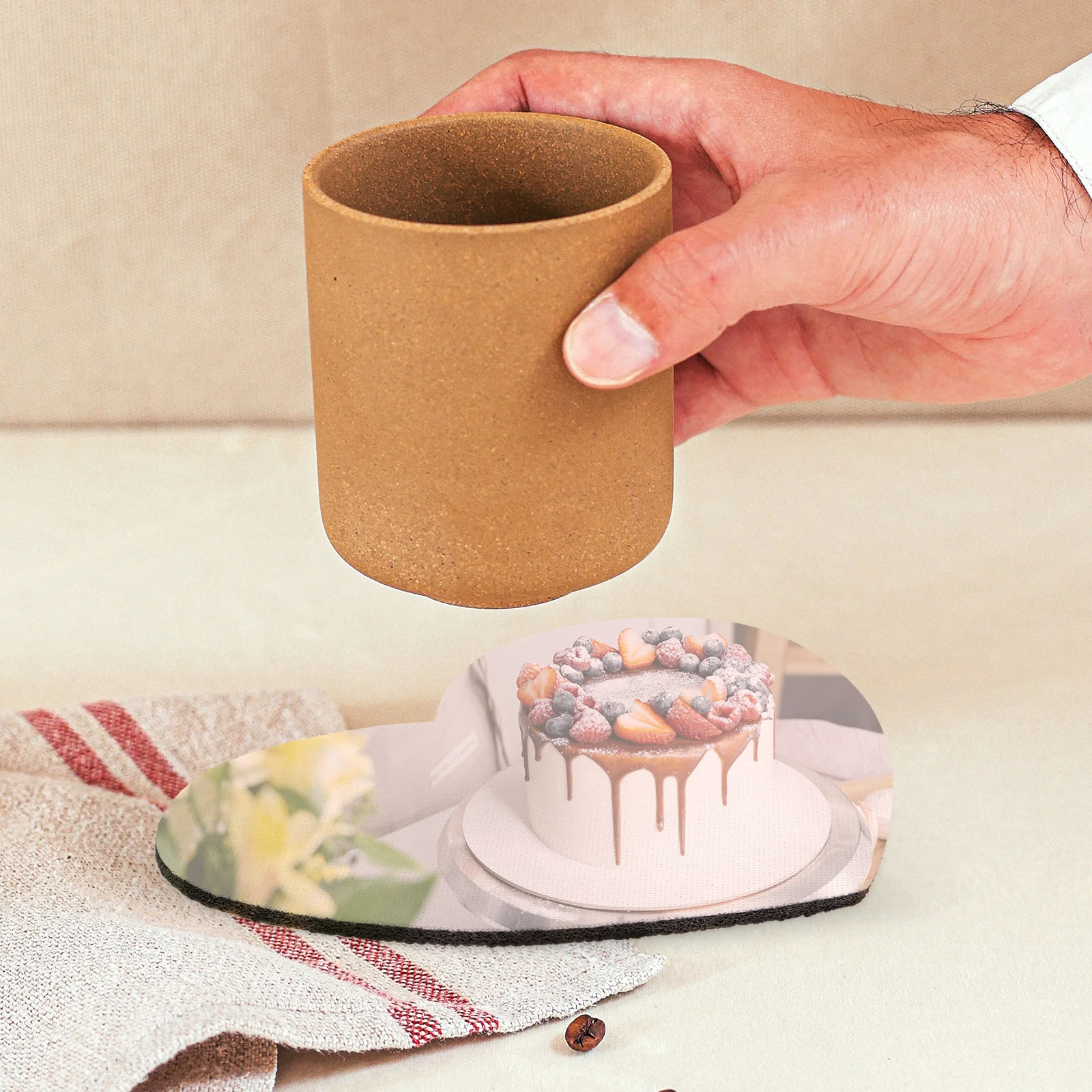 

10pcs Heat Sublimation Coasters Blank Diy Heart Shaped Cup Pads Printable Tabletop Decor For Home Kitchen Car Smooth Lightweight