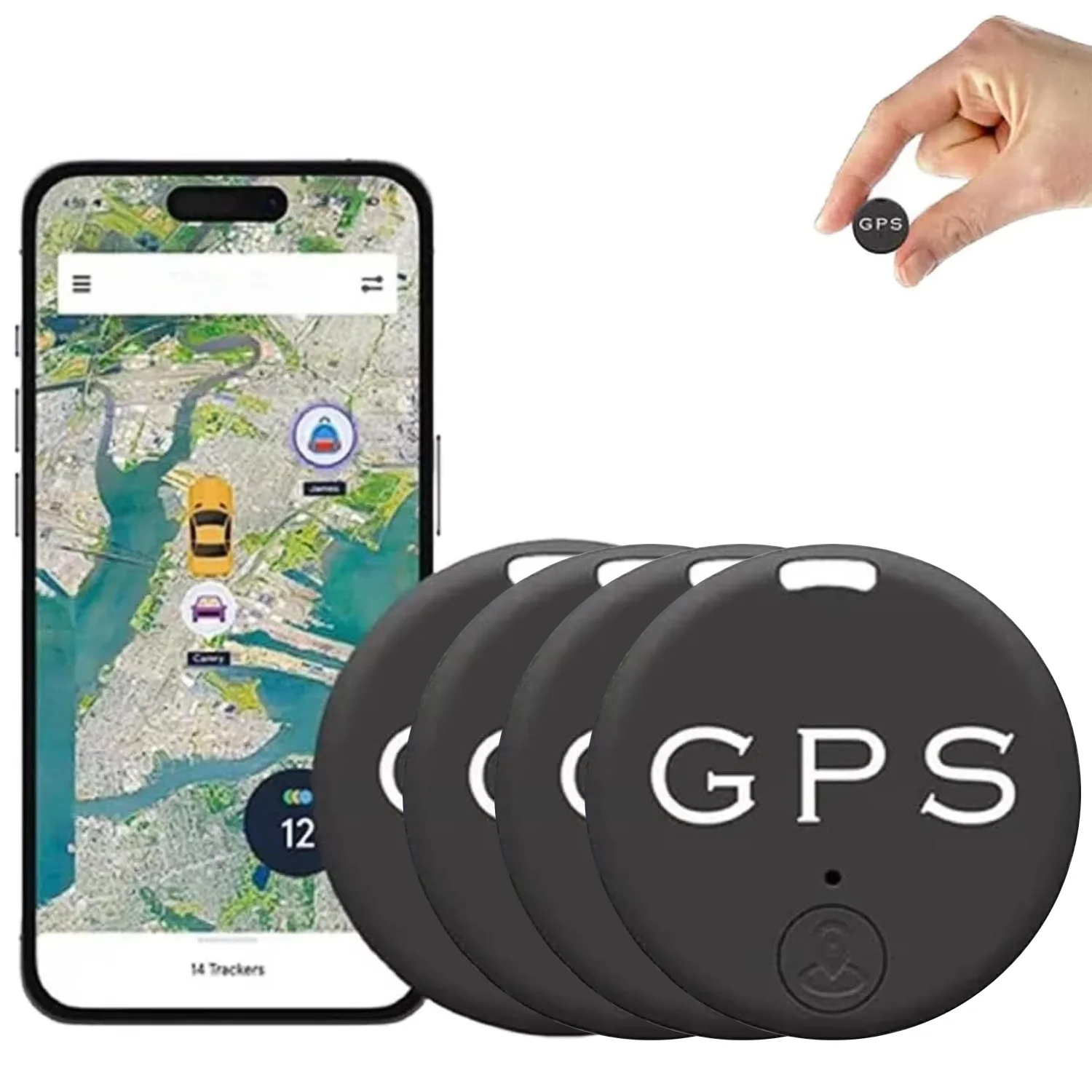 Auto Voertuig Tracking Anti-verloren Locator Mini GPS Tracker voor Voertuigen Locator Tracker voor Tracking Systeem Bluetooth