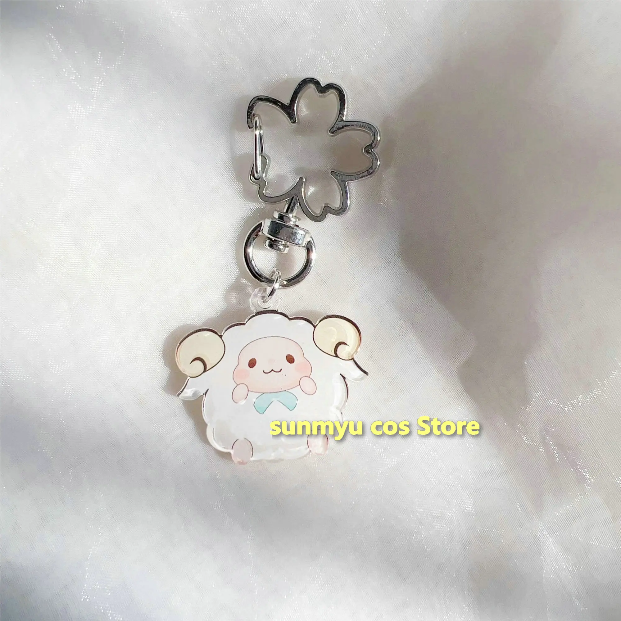 VTuber Kurusu Natsume Cosplay Sheep Hairpin hair clip VTuber Cosplay Accessory Kurusu Natsume Cosplay Accessories Props