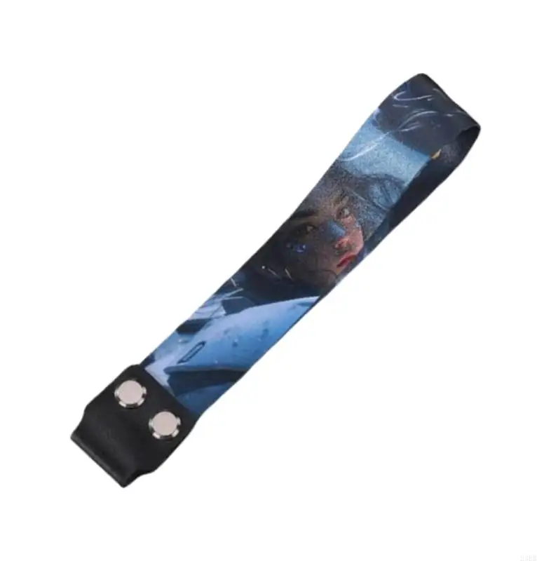 Detachable Wooting Keyboards Lanyard for Versatility with Adhesive Pattern 24BB