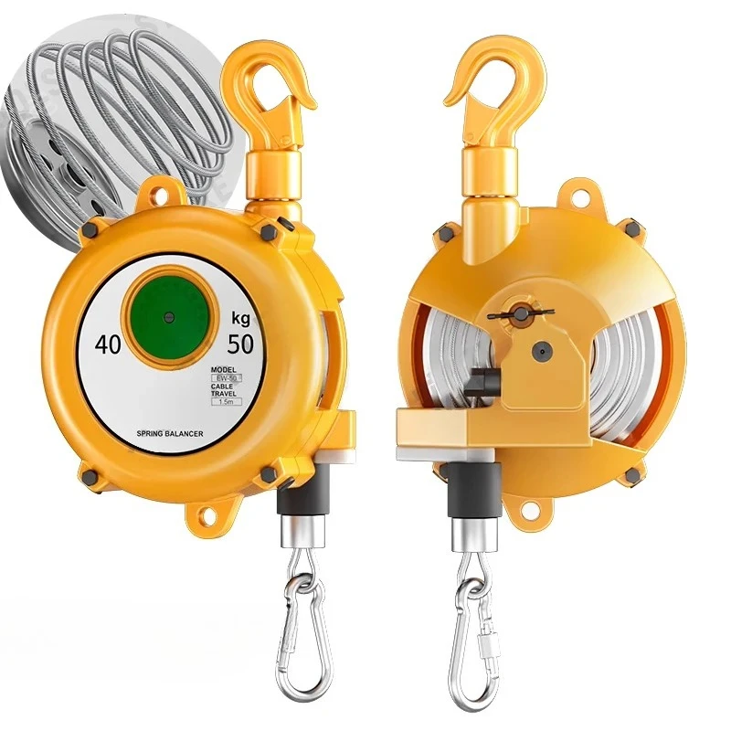 Heavy Duty Spring Balancer Adjustable Tension Balancer Retractable Tool Holder Loaded 20kg 30kg 40kg Adjustable Spring balancer