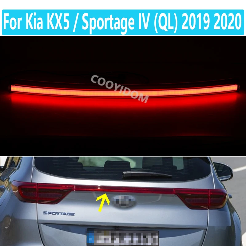 LED Reflector Brake For Kia KX5 / Sportage IV (QL) 2019 2020 Rear Bumper Tail Light Lamp Warning Turn Signal Driving Fog Lamp