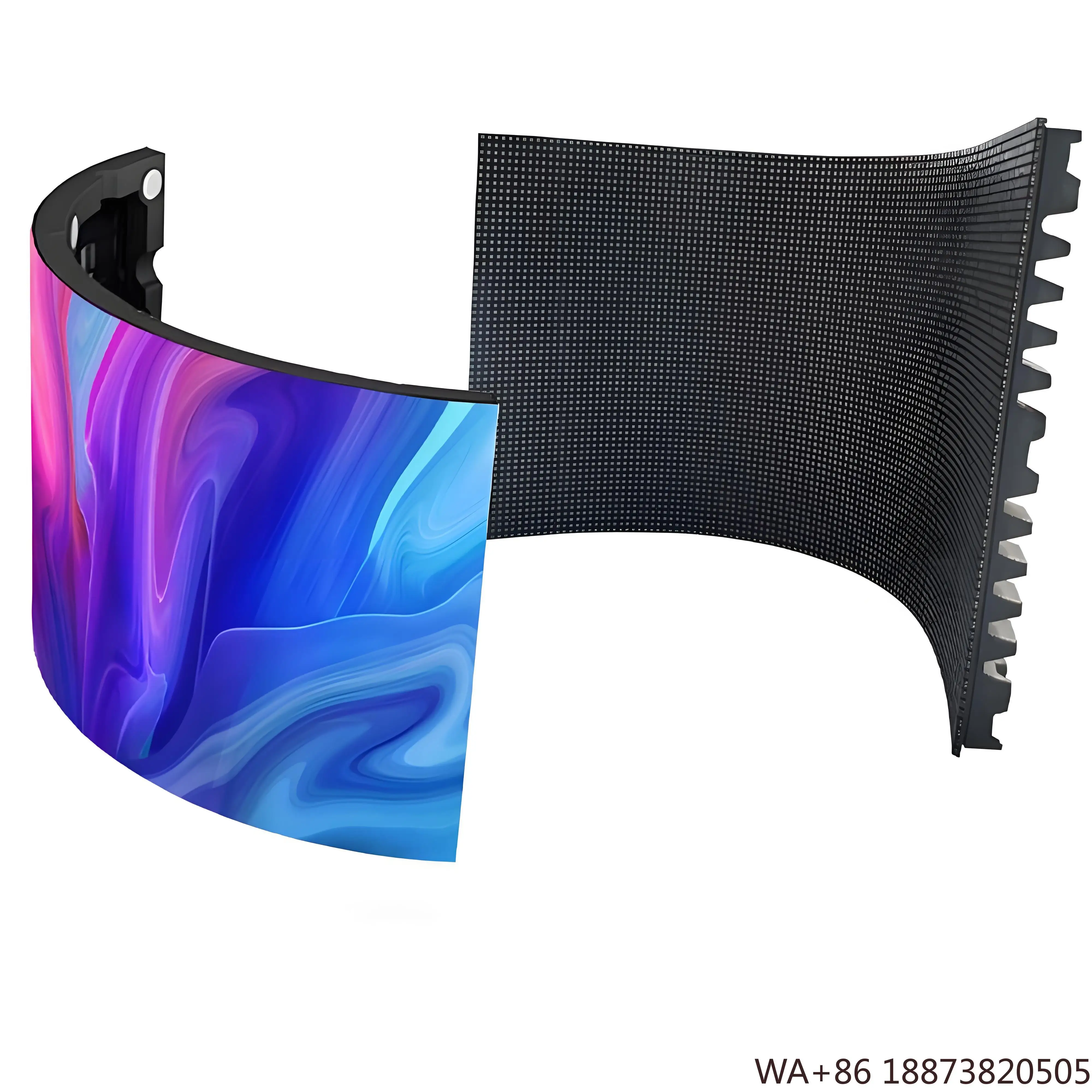 LED Display Superstore Indoor P1.86 Ring Screen Circular Flexible Video Wall Panel Module