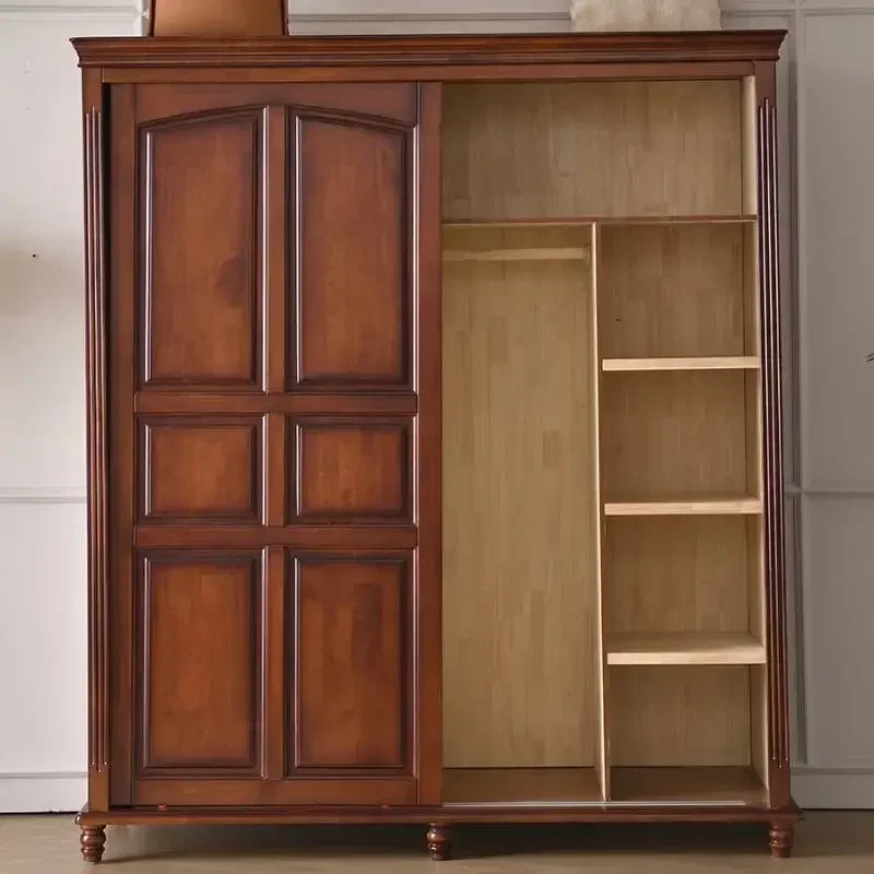 Simple Luxury Wardrobes Vertical Orgnizer Italian Wooden Storage Wardrobe Organizer Modern Stylish Nordic Ropero Home Furniture
