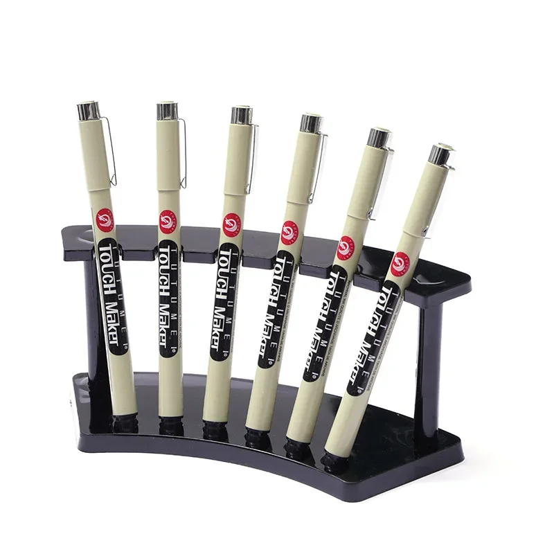 Stift halter Make-up Pinsel Lidschatten Bleistift Stift Display Ständer 6 Zimmer Rack Veranstalter Halter Büro zubehör