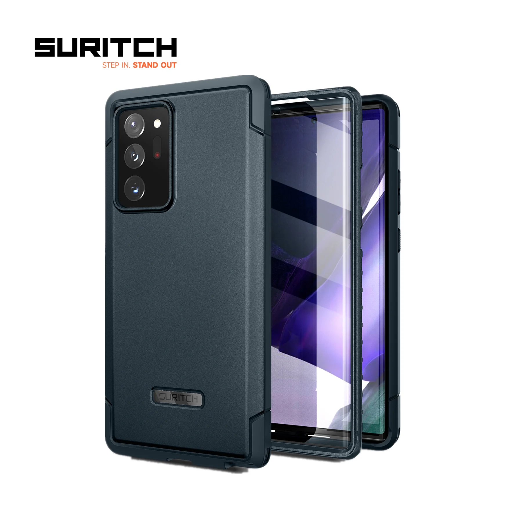 

For Samsung Galaxy Note 20 Ultra Case 6.9 inch Full-Body Protective Rugged Heavy Duty Shockproof Cover 2 Front Frames Protector