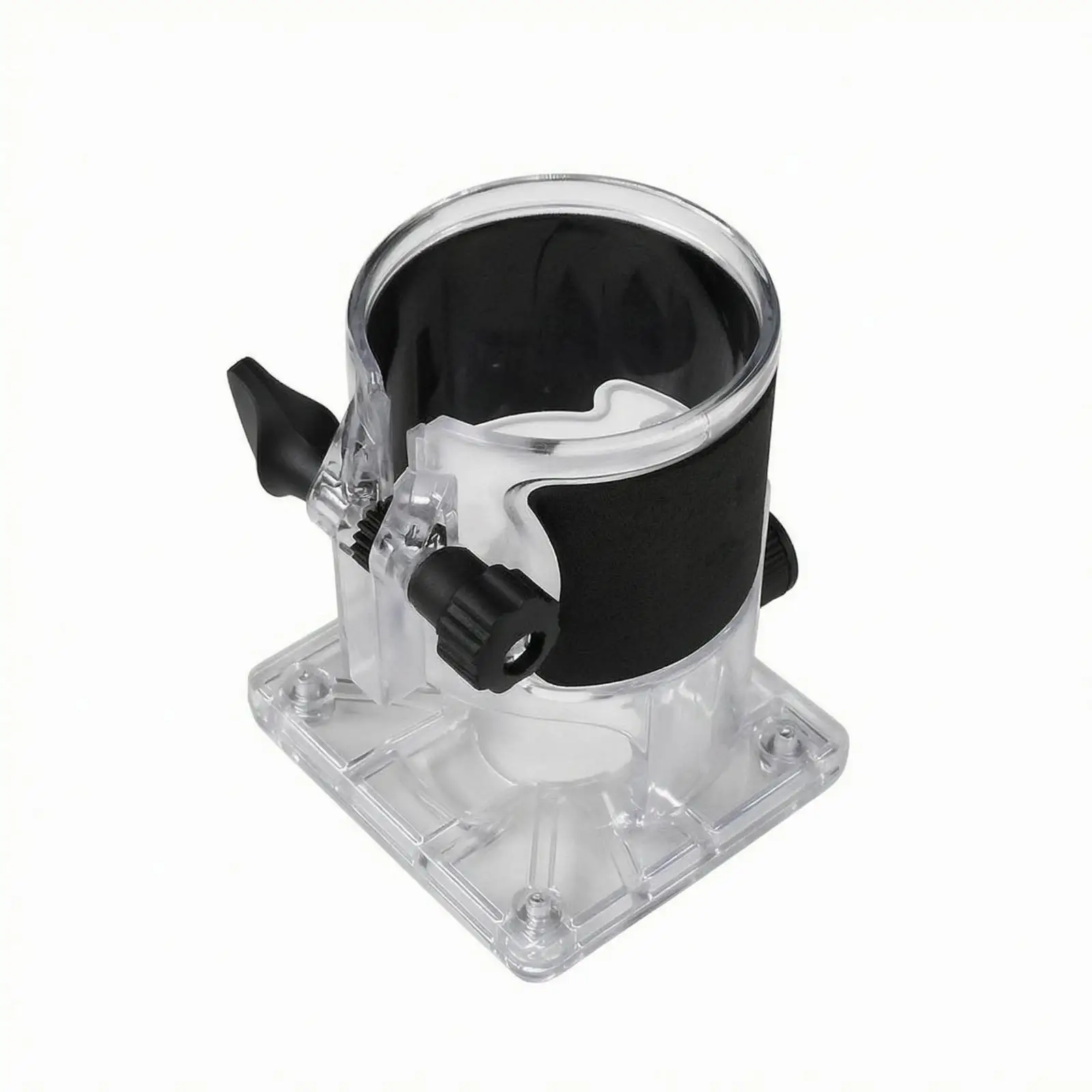 Trim Router Base Cover Square Mounting Plate Accessory Visible Guard for Wood Trimmer Router Carpentry Use