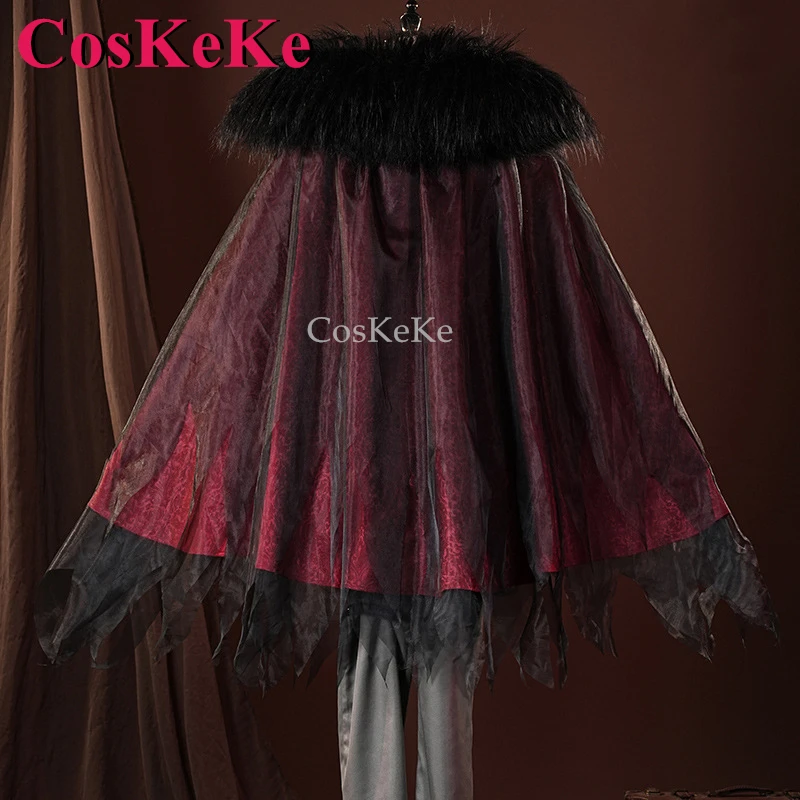 CosKeKe Ithaqua Cosplay z grą tożsamość V kostium nocny stróż w komplecie impreza z okazji Halloween do odgrywania ról S-XXL odzieżowych