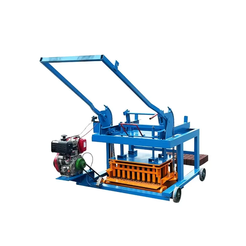 QMY4-45 Mobile Laying Brick Making Machine 2500 Pcs/8H Cement Concrete Hollow Block Machine Factory Price
